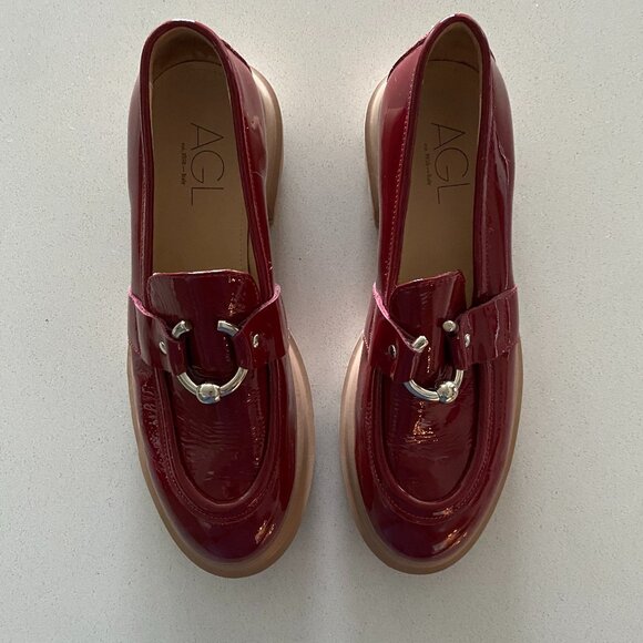 AGL Attilio Giusti Leombruni Red Loafer - Picture 2 of 11